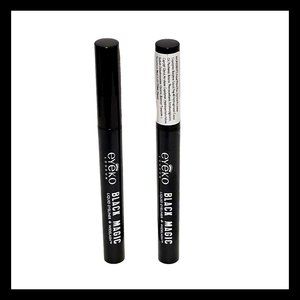 2 x Eyeko Black Magic Liquid Eye Liner Black Travel size Felt tip New Widelash